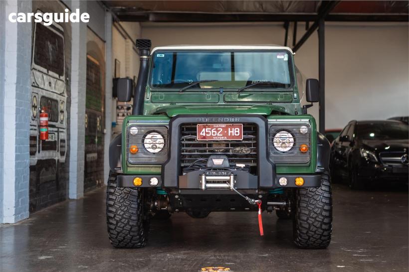 Green 1995 Land Rover Defender Wagon (4X4)