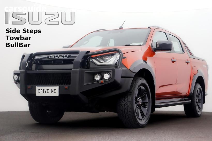 Orange 2021 Isuzu D-MAX Crew Cab Utility X-Terrain (4X4)