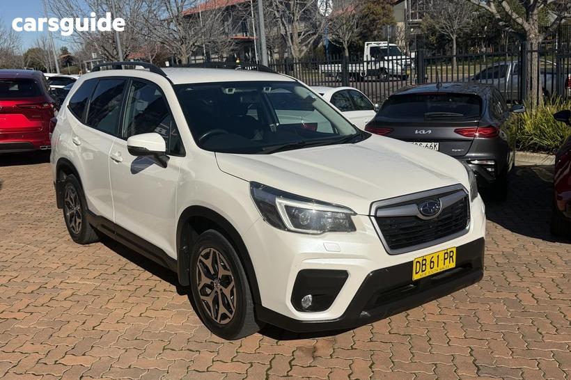 White 2021 Subaru Forester Wagon 2.5I-L (Awd)