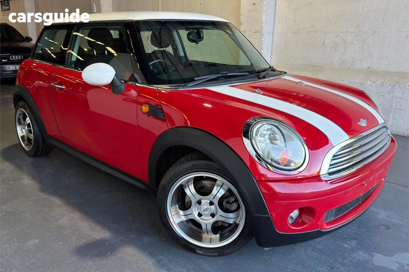 Red 2007 Mini Cooper Hatchback
