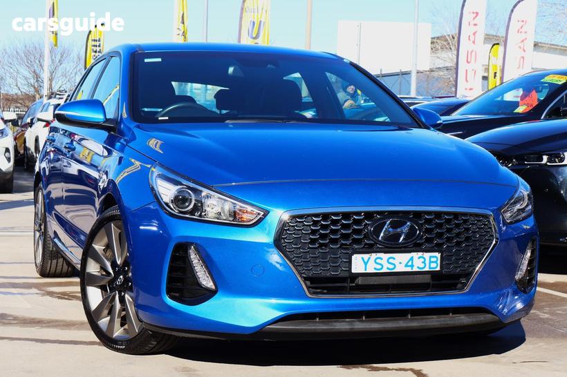 Blue 2017 Hyundai I30 Hatchback Sr