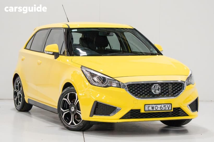 Yellow 2022 MG MG3 Hatchback Excite (With Navigation)