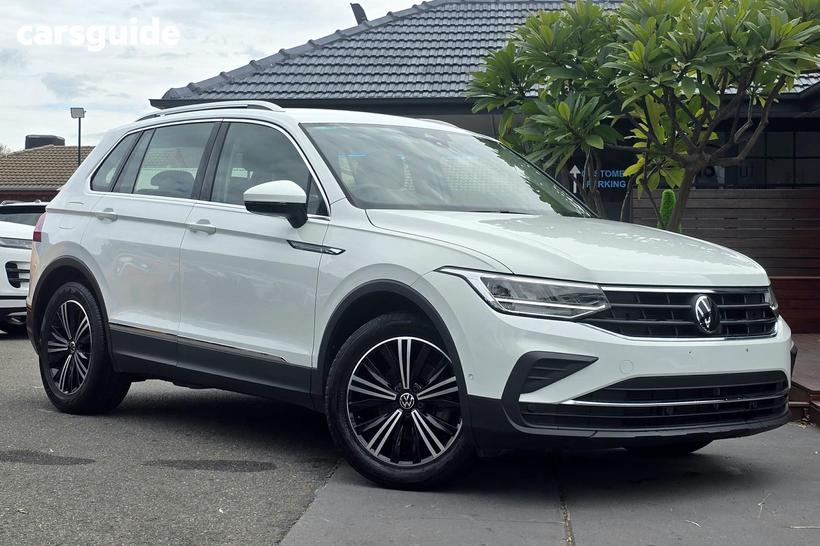 White 2021 Volkswagen Tiguan Wagon 110Tsi Life