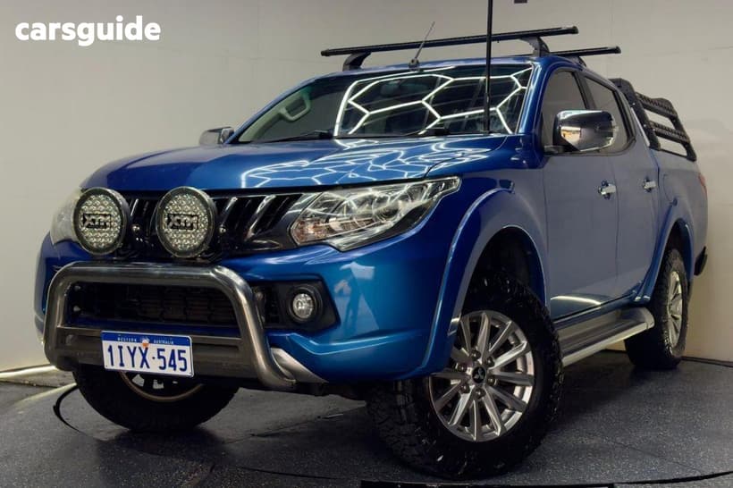 Blue 2018 Mitsubishi Triton Double Cab Pick Up Gls (4X4)
