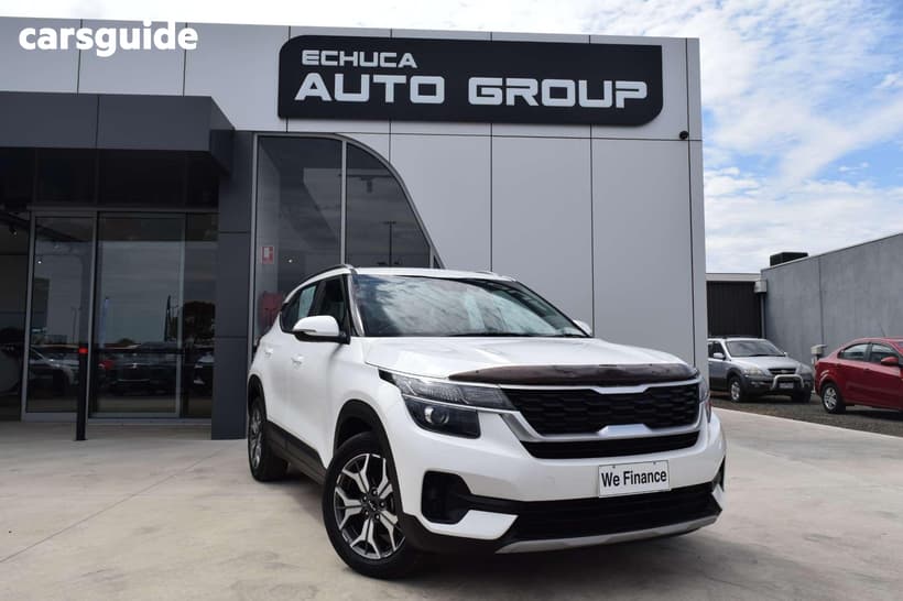 White 2019 Kia Seltos Wagon Sport (Fwd)