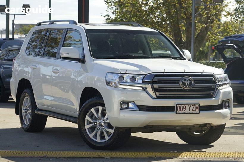 White 2019 Toyota Landcruiser Wagon Lc200 Vx (4X4)