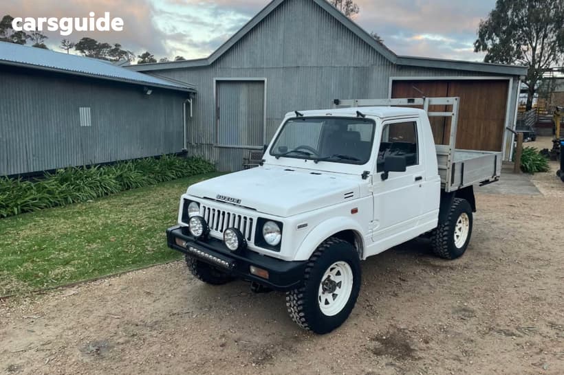 White 1998 Suzuki Sierra Utility Stockman Lwb (4X4)