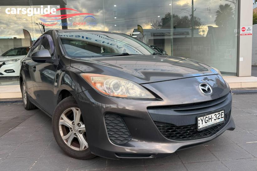 Grey 2012 Mazda 3 Sedan Neo