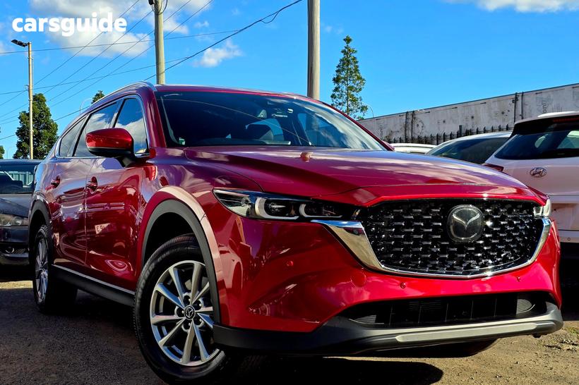 Red 2023 Mazda CX-8 Wagon G25 Touring (Fwd)