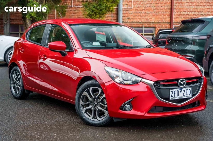 Red 2016 Mazda 2 Hatchback Genki