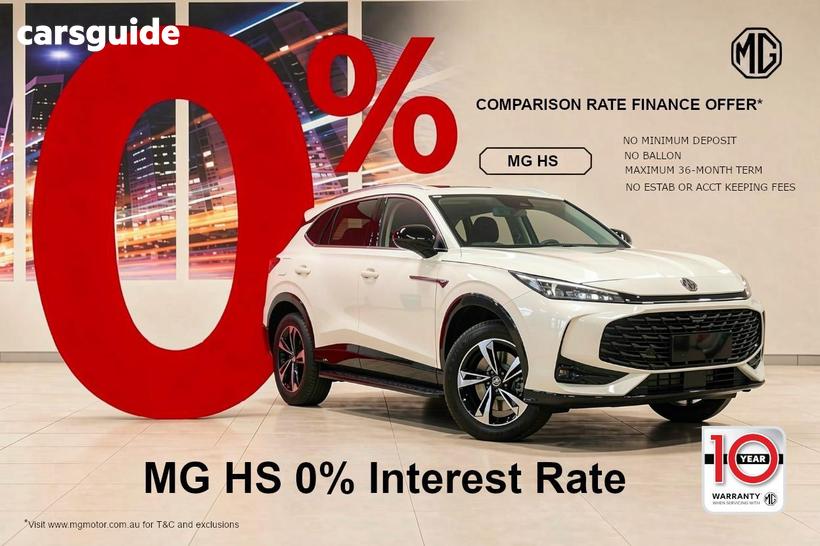 White 2025 MG HS Wagon Excite