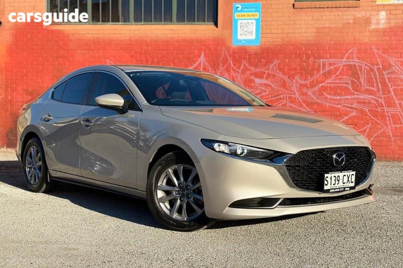 Grey 2023 Mazda 3 Sedan G20 Pure