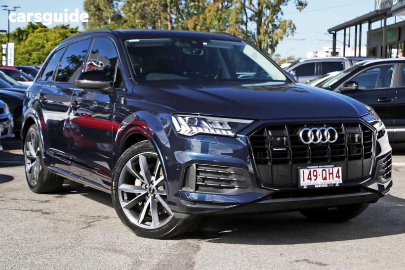 Blue 2023 Audi Q7 Wagon 45 Tdi Quattro Dynamic Black