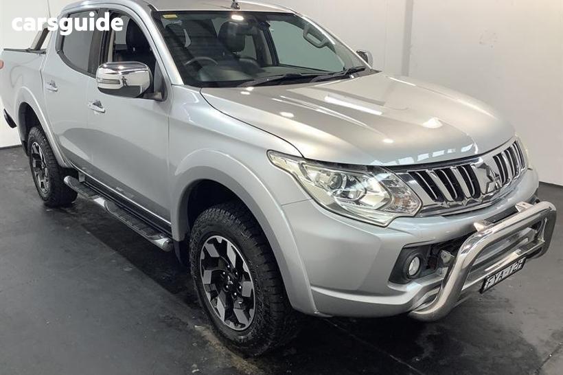 Silver 2015 Mitsubishi Triton Dual Cab Utility Exceed (4X4)