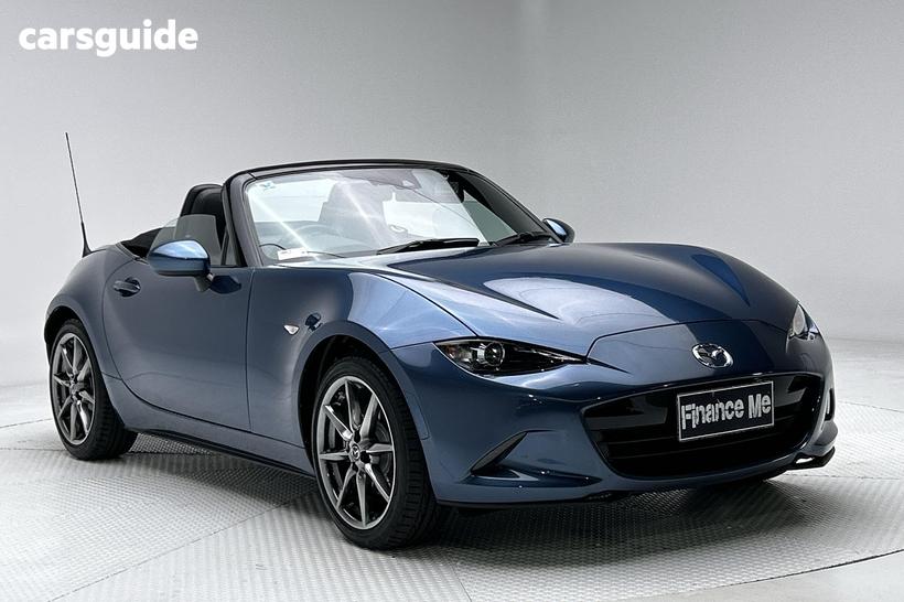 Blue 2020 Mazda MX-5 Convertible Rf Gt