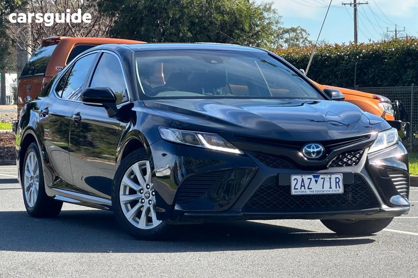 Black 2019 Toyota Camry Sedan Ascent Sport (Hybrid)