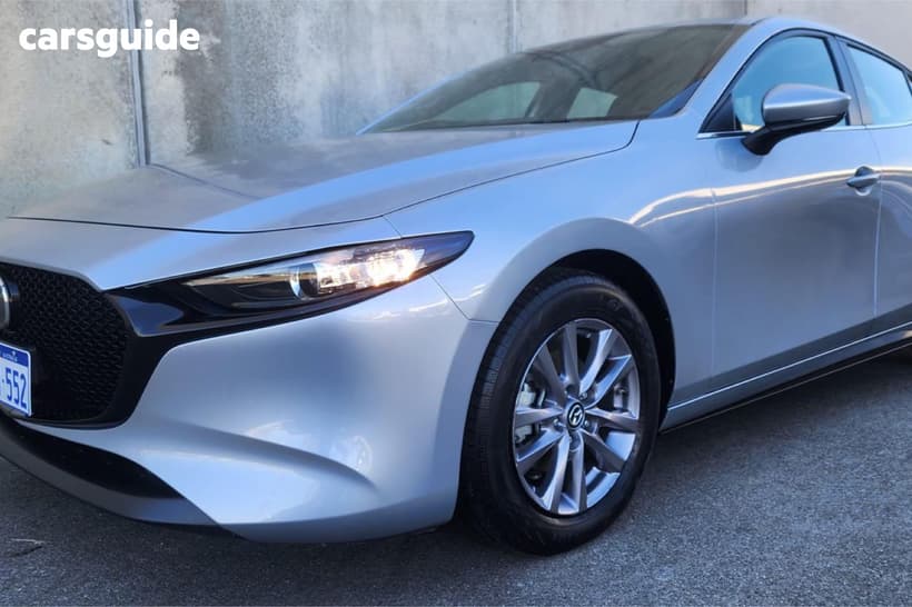 Silver 2020 Mazda 3 Hatchback G20 Pure