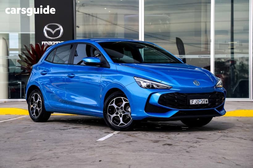 Blue 2024 MG MG3 Hatchback Excite Hybrid+