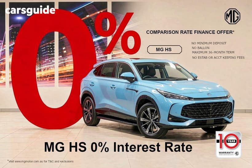 Blue 2025 MG HS Wagon Essence