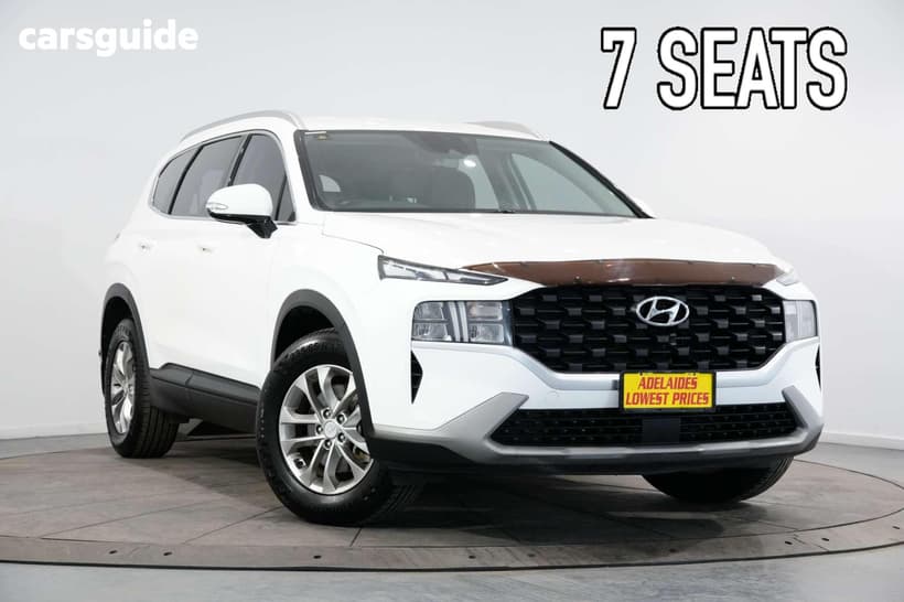 White 2021 Hyundai Santa FE Wagon Crdi (Awd)
