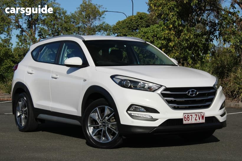 White 2018 Hyundai Tucson Wagon Active X (Fwd)