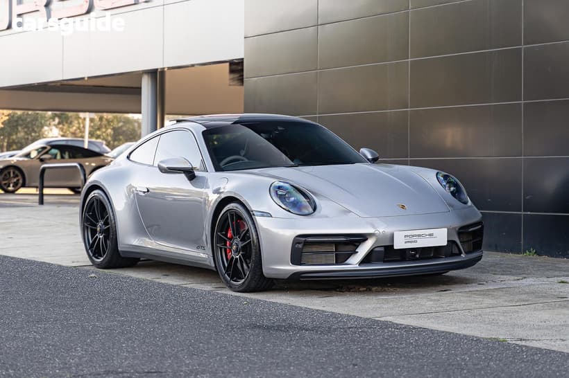 Silver 2023 Porsche 911 Coupe Carrera Gts