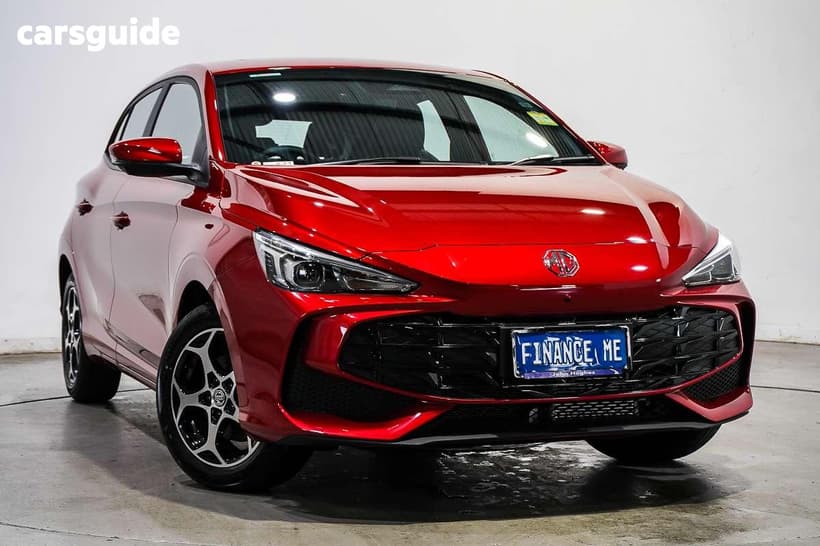 Red 2025 MG MG3 Hatchback Essence