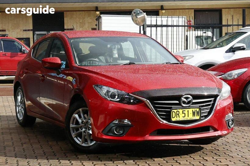 Red 2015 Mazda 3 Hatchback Touring