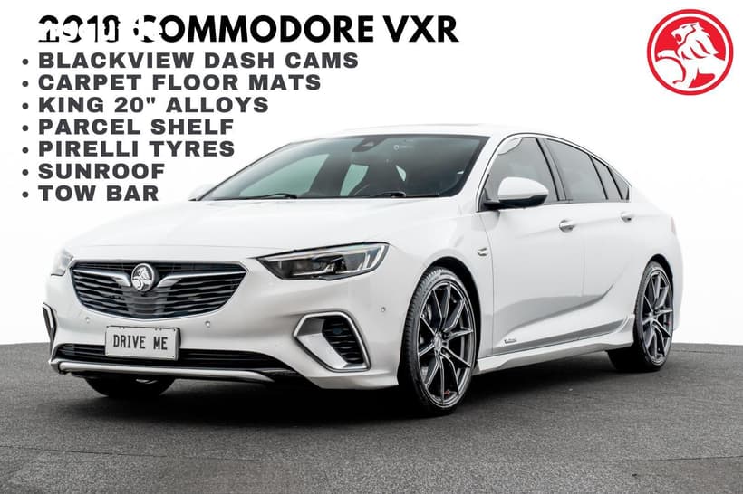 White 2018 Holden Commodore Liftback Vxr
