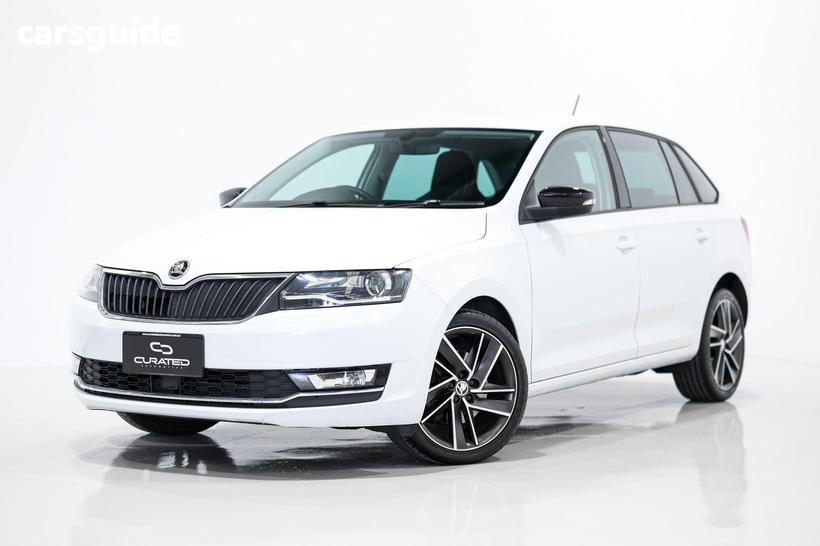 White 2019 Skoda Rapid Spaceback Wagon 92 Tsi