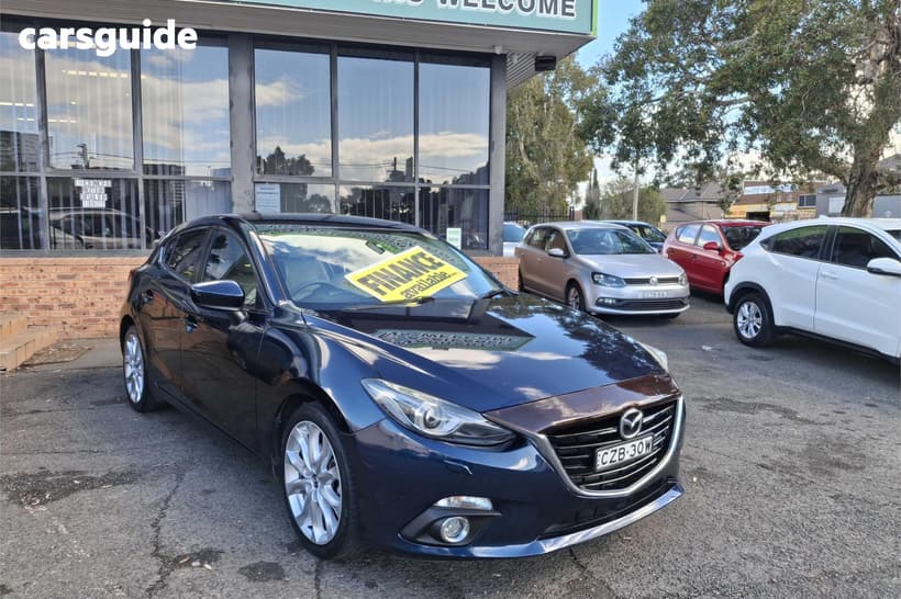 Blue 2015 Mazda 3 Hatchback Sp25 Gt