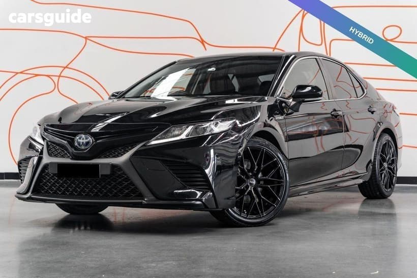 Black 2020 Toyota Camry Sedan Ascent Sport (Hybrid)