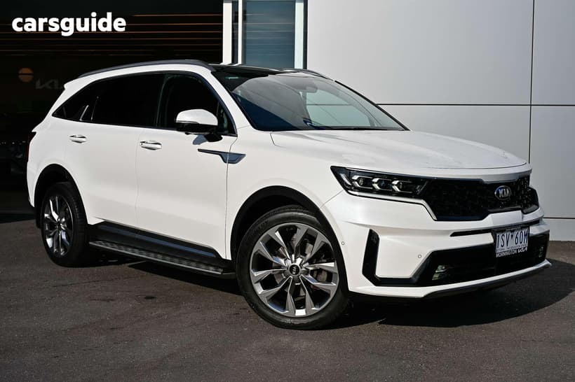 White 2020 Kia Sorento Wagon Gt-Line 7 Seat