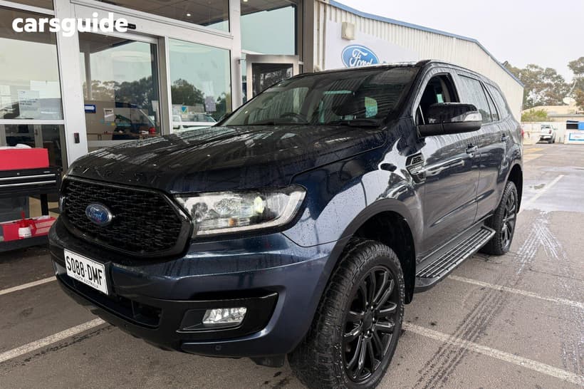Blue 2021 Ford Everest Wagon Sport (4Wd)