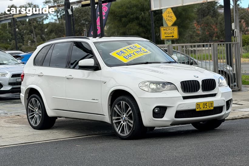White 2013 BMW X5 Wagon Xdrive 30D