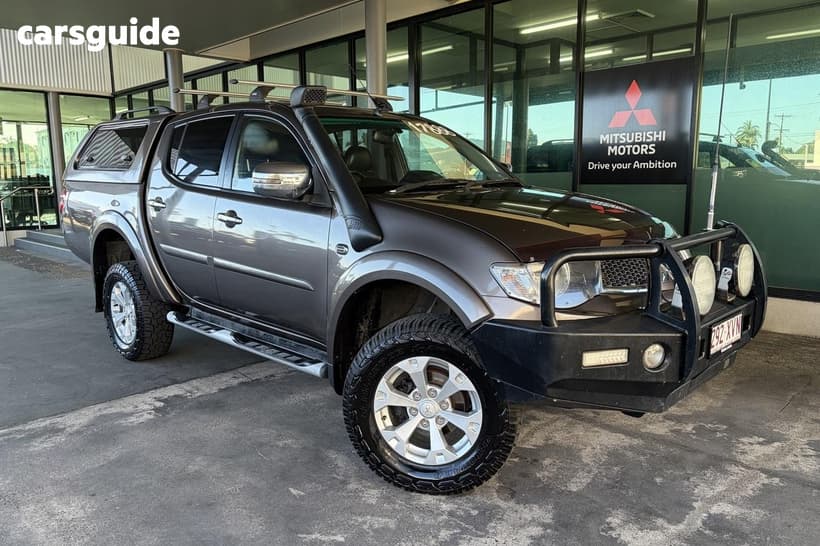 Brown 2014 Mitsubishi Triton Double Cab Utility Glx-R Luxury (4X4)