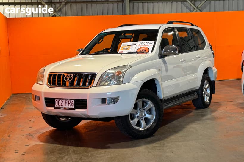 White 2006 Toyota Landcruiser Prado Wagon Gxl (4X4)