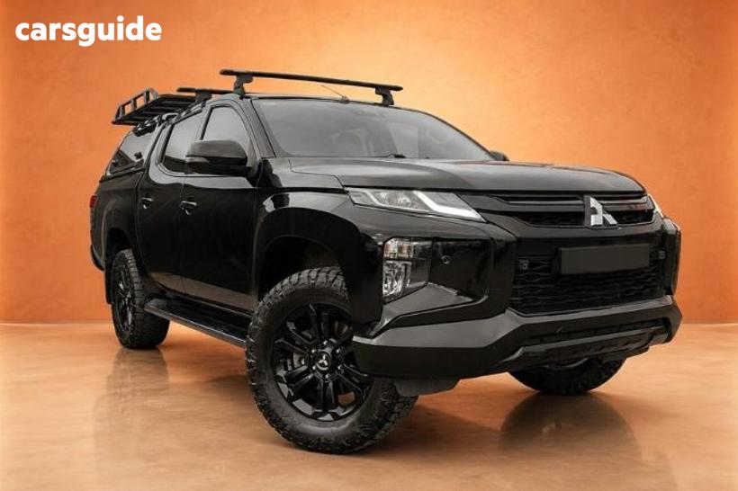 Black 2021 Mitsubishi Triton Double Cab Pick Up Gsr (4X4)