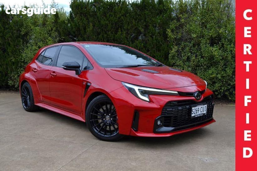 Red 2023 Toyota GR Corolla Hatchback Gts