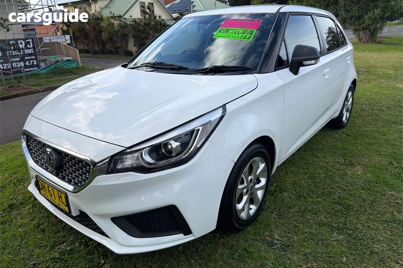 White 2021 MG MG3 Hatchback Core