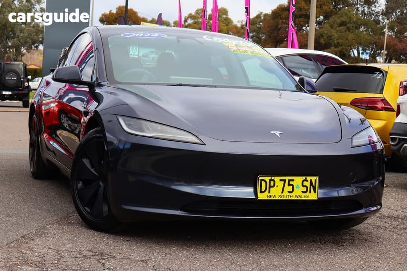 Grey 2024 Tesla Model 3 Sedan Long Range