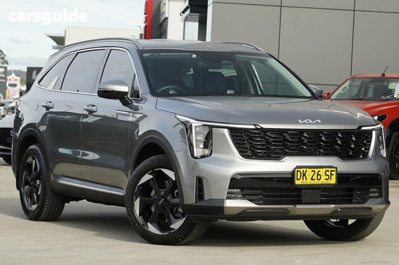 Grey 2024 Kia Sorento Wagon Sport+ 7 Seat