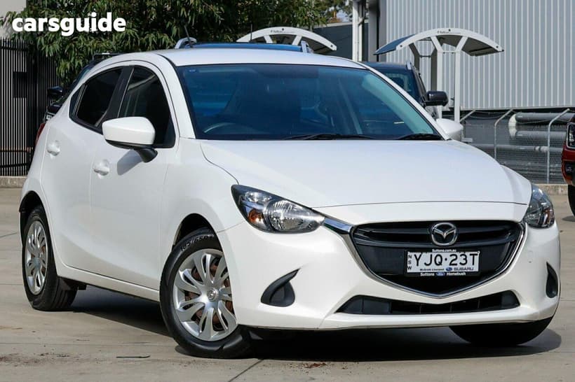 White 2016 Mazda 2 Hatchback Neo
