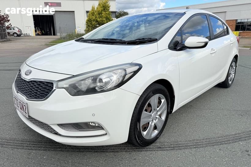 White 2014 Kia Cerato Sedan S