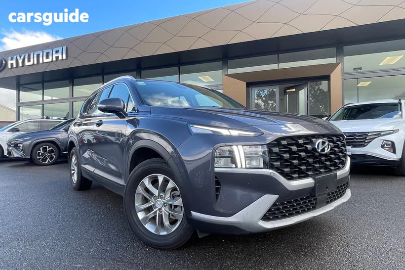 Blue 2022 Hyundai Santa FE Wagon Crdi (Awd)