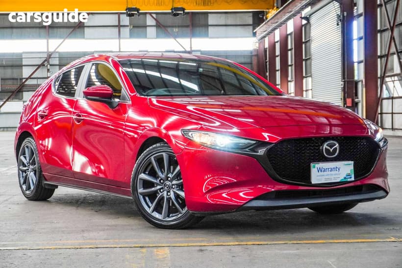 Red 2019 Mazda 3 Hatchback G25 Evolve
