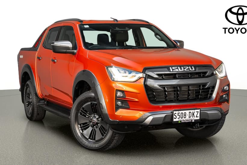 Orange 2022 Isuzu D-MAX Crew Cab Utility X-Terrain (4X4)