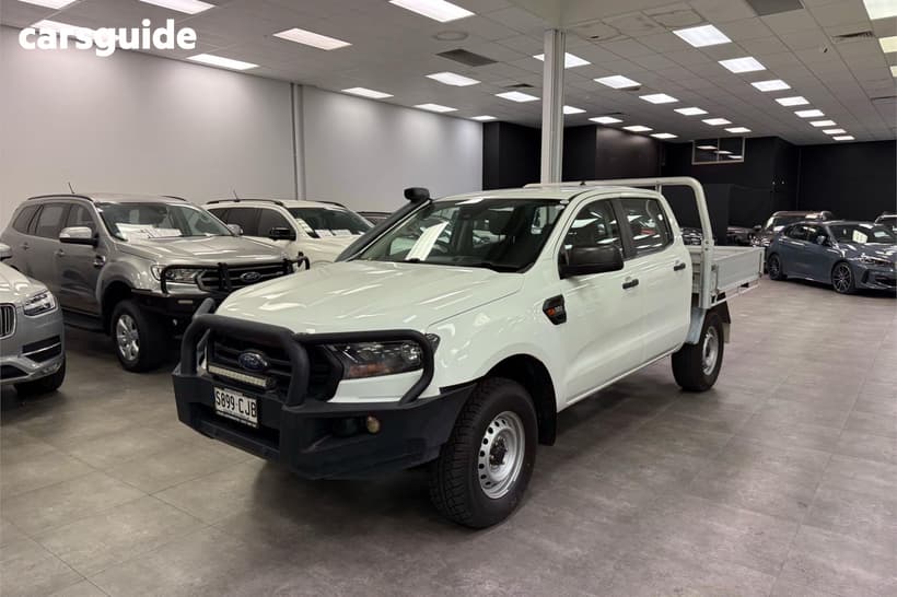 White 2020 Ford Ranger Double Cab Chassis Xl 3.2 (4X4)
