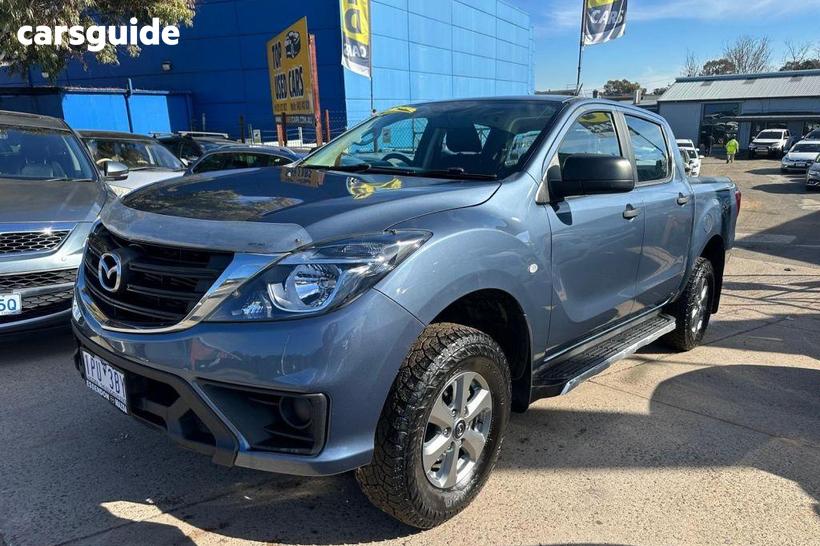 Blue 2019 Mazda BT-50 Cab Chassis Xt (4X4) (5Yr)