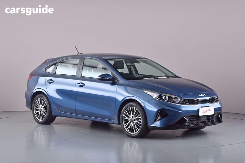 Blue 2022 Kia Cerato Hatchback Sport+
